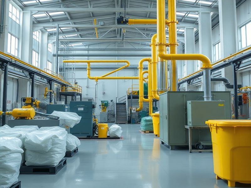 Modern塑料recyclingFactoryView